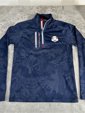 Ralph Lauren RLX 2018 Ryder Cup Albatros Golf Zip Pullover Size Extra Small XS